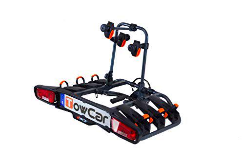 towcar TCTR003 Portabicicletas de Bola TR3, Negro Y Naranja, 97x76x20