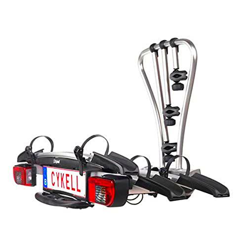 CYKELL PORTABICICLETAS Bola Enganche 3 Bicicletas