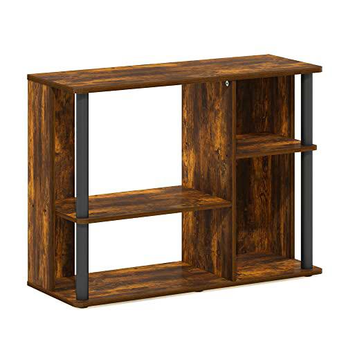 Furinno Clásico Soporte Postes de plástico para TV de hasta 40 Pulgadas
