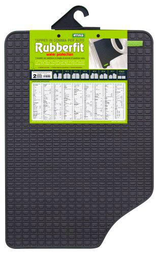 CORA 000134003 Rubberfit - Juego de 2 Alfombrillas Delanteras para Coche FIT-2