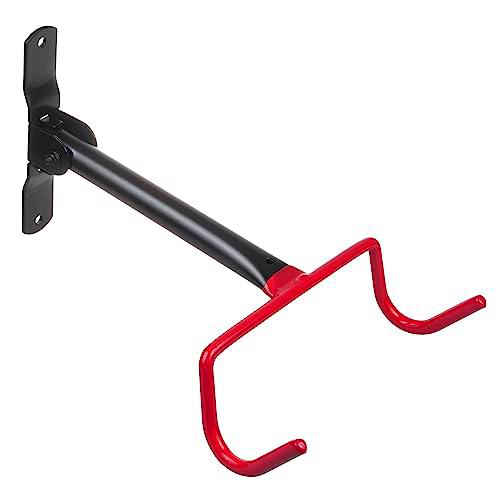 Maclean MC-430 Soporte de Pared para Bicicletas Portabicicletas Horizontal Ganchos de Acero Carga máx. 30 kg