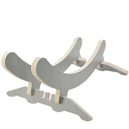 RASENFREUND Soporte para bicicleta de madera para bicicleta de hasta 29 pulgadas