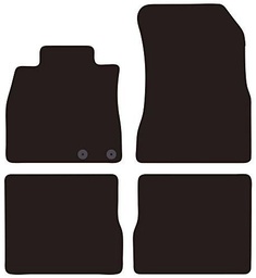 CORA 000131679 Alfombrillas Coche Moqueta de su tamaño