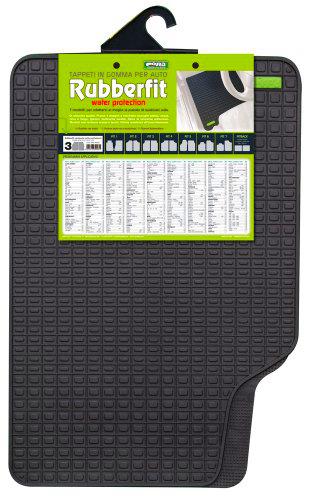 CORA 000134003 Rubberfit Fit de 3 Auto de felpudos Delantero