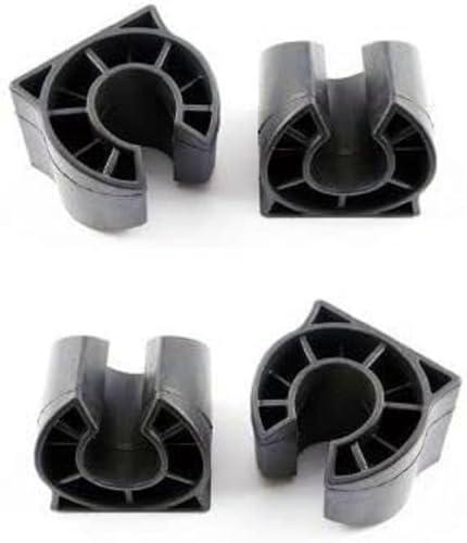 PERUZZO Kit 4 Protect.PERUZZO 30 DIAM.PORTABICIS Acero NEG Accesorios de portabilidad