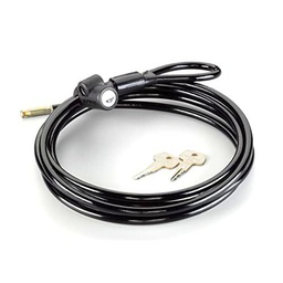 Yakima Cable antirrobo de Bloqueo 10 pies para Pantalla Plana de Enganche Bicicleta Estante
