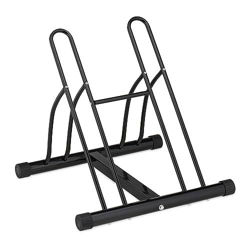 Relaxdays Soporte Bicicletas para Interior, para 2 Bicis