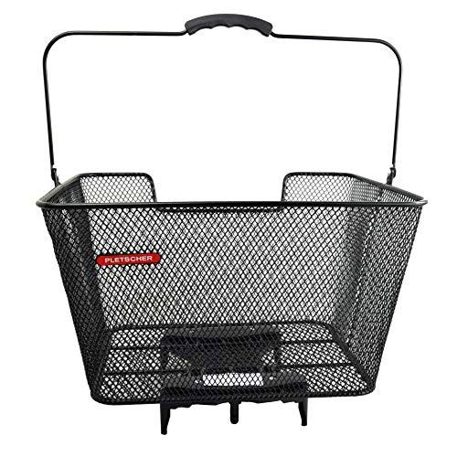 Pletscher Hinterradkorb Cesta para Rueda Trasera, Unisex Adulto