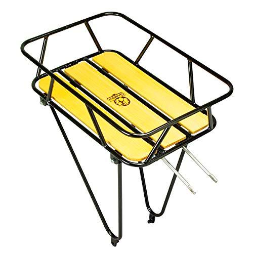 Minoura Gamoh Trasera Bicicleta Rack con Cesta – Negro