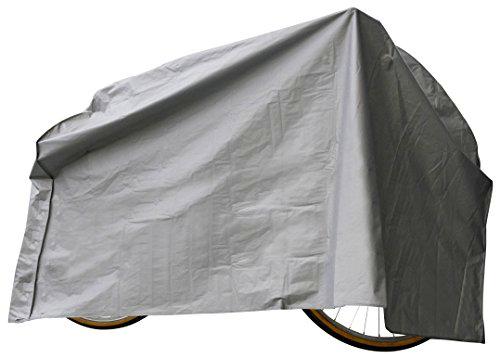 Lampa - Funda Textil 92326 para Bicicleta, Color Plata