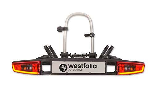 Portabicicletas Westfalia Bikelander para enganches de remolque| Portabicicletas de enganches de remolque plegable para 2 bicicletas | Compatible con eBikes | Capacidad máxima 60 kg | Universal